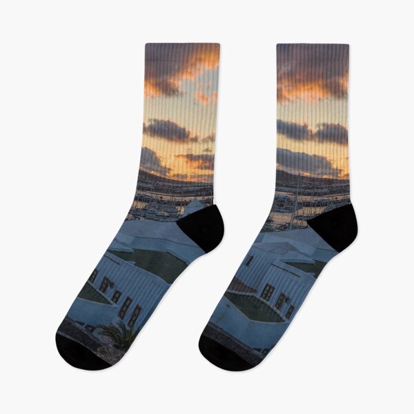 Item preview, Sunset view Rubicon Marina, Playa Blanca designed and sold by iCimages.net.