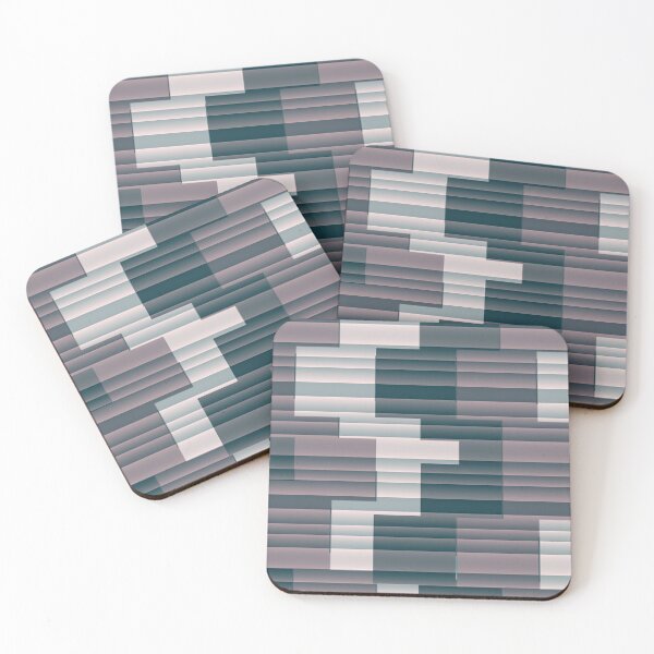 Item preview, Triplay Smoked-CHECKS AND SQUARES ozcushionstoo designed and sold by ozcushionstoo.