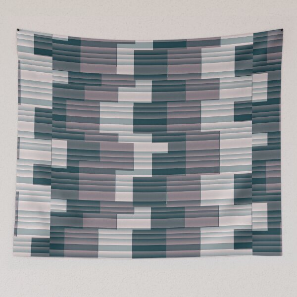 Item preview, Triplay Smoked-CHECKS AND SQUARES ozcushionstoo designed and sold by ozcushionstoo.