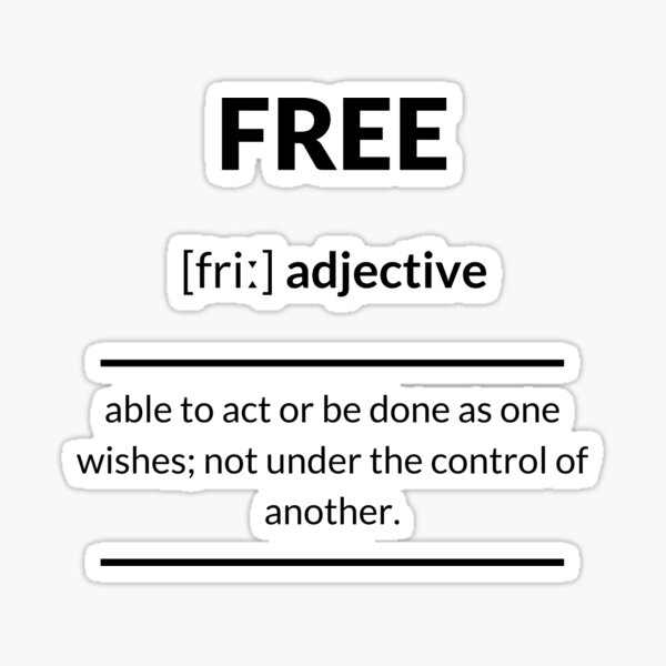 free-definition-dictionary-collection-sticker-by-designschmiede