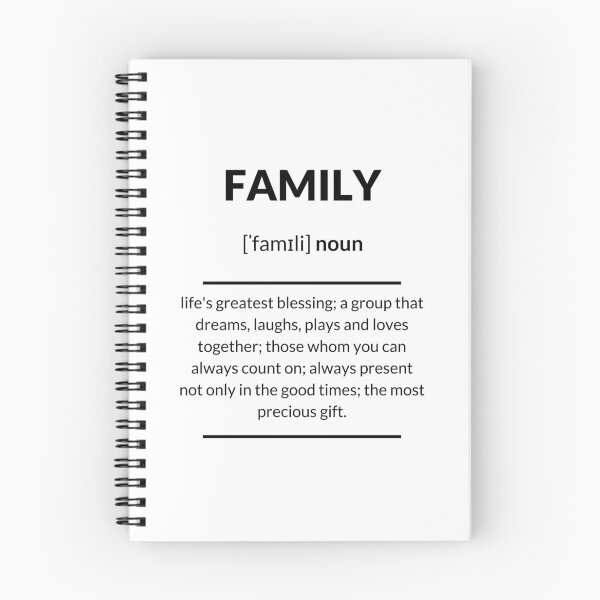 Artikelvorschau, Family (Familie) Definition | Dictionary Collection entworfen und verkauft von Designschmiede.