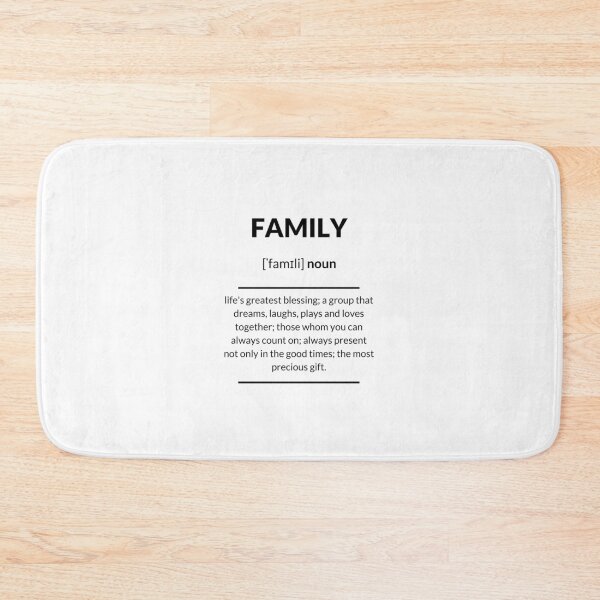 Artikelvorschau, Family (Familie) Definition | Dictionary Collection entworfen und verkauft von Designschmiede.