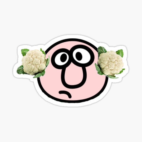 "Cauliflower Ears! Funny Rugby Design!" Sticker for Sale by 7tee