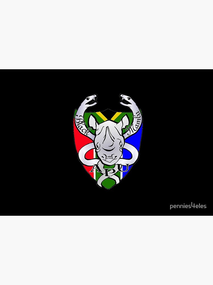 Black Mamba Anti Poaching Unit Logo Mask by pennies4eles