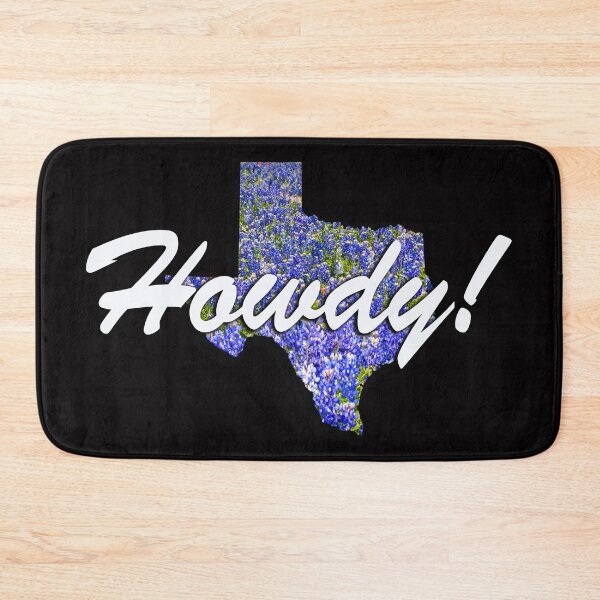 Item preview, Texas Map Bluebonnets HOWDY! designed and sold by Warren Paul Harris.