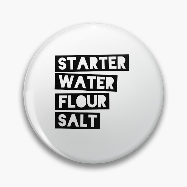 Item preview, Sourdough Ingredients (Black Block Letters) | designed and sold by PixelsandPulp.
