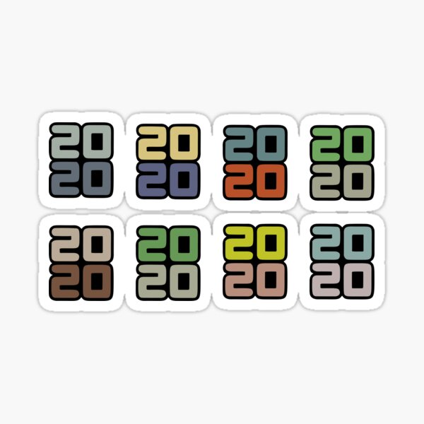All WWDC20 2020 colors Sticker