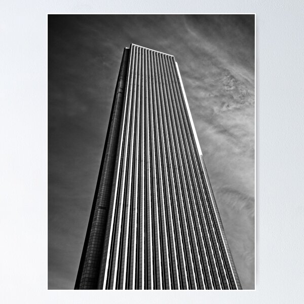 Item preview, Aon Center, Chicago. Photograph in Black and White designed and sold by Art-of-darkness.