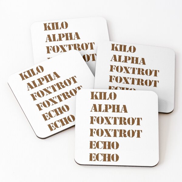 Item preview, Coffee spelled in the ICAO alphabet designed and sold by Dirk4171.