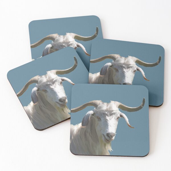 Item preview, Portrait of a Horned Goat Grazing Vector designed and sold by taiche.