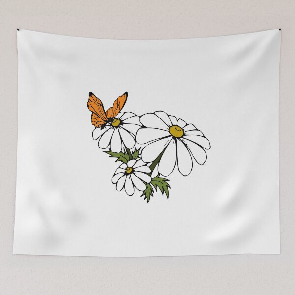 Item preview, Butterfly on camomile designed and sold by Moonlight2020.