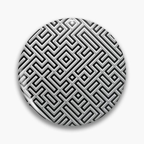 Item preview, Black and Silver Labyrinth or Maze Design  designed and sold by Sybille-Yates.