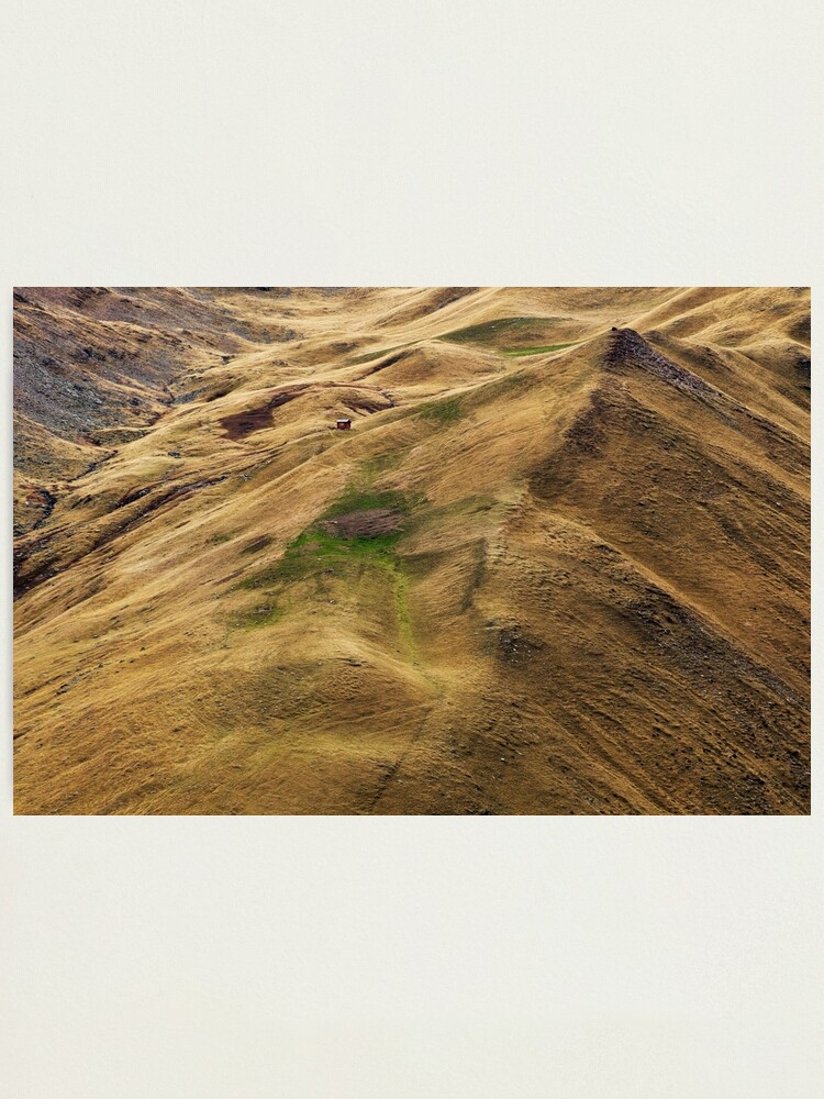 Alternate view of Alpine meadows in autumn Photographic Print