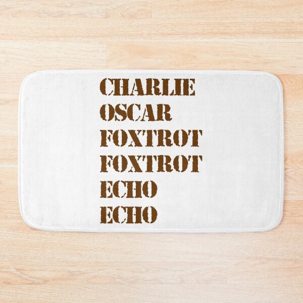 Item preview, Coffee spelled in the ICAO alphabet designed and sold by Dirk4171.
