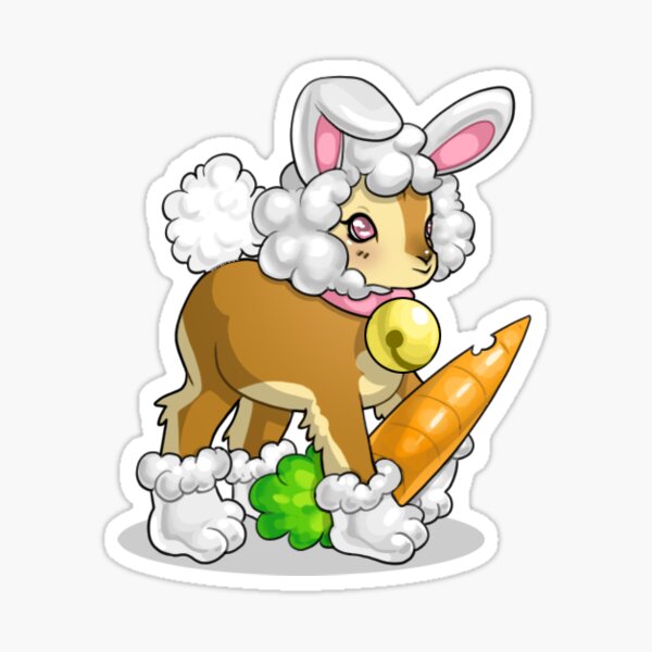 Bunnyling Goatling Sticker