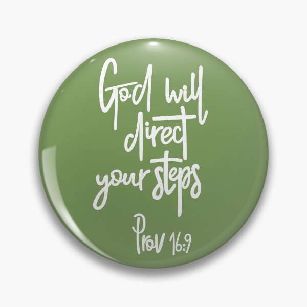 Item preview, "God will direct your steps" Proverbs 16:9 designed and sold by ZalinaKadyrova.
