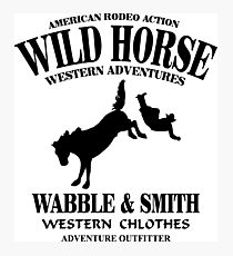 Wild Horse Rodeo Photographic Print