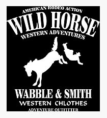 Wild Horse Rodeo Photographic Print