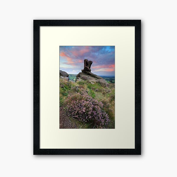 Item preview, Heather at sunrise (Ramshaw Rocks) designed and sold by bitm2007.