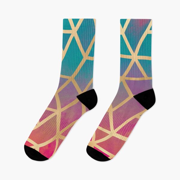 Item preview, Blue, Pink and Gold Geo designed and sold by Blue-Banana.