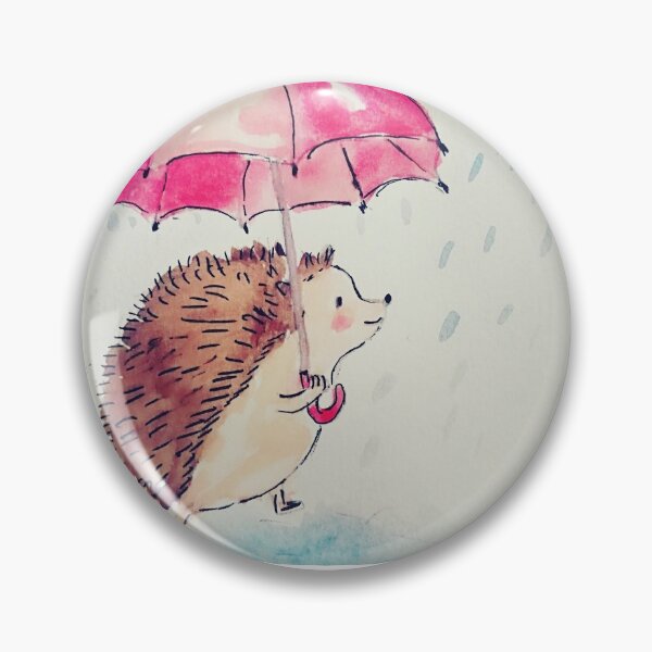 Item preview, Hedgehog under the rain designed and sold by Sifan.