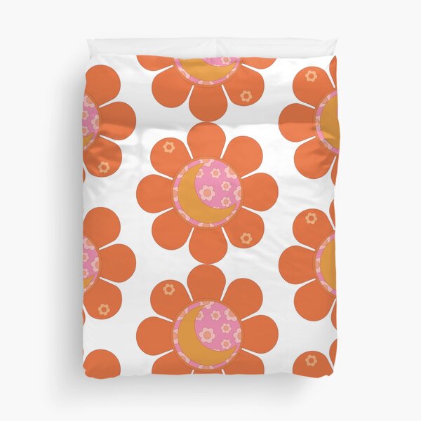 Flower Moon Duvet Cover