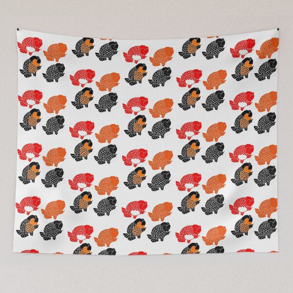Item preview, Ranchu Goldfish group of 4 designed and sold by Nosnah.
