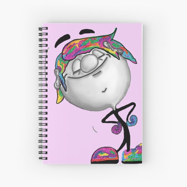 Happy Stickman Spiralblock