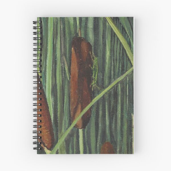 Item preview, Cattails with Marsh Conehead designed and sold by Eco-Artopia.