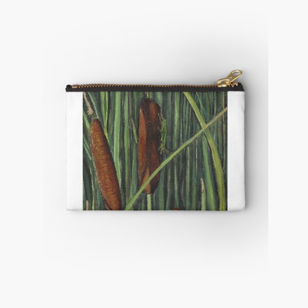 Item preview, Cattails with Marsh Conehead designed and sold by Eco-Artopia.