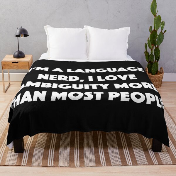 Item preview, Ambiguity Loving Language Nerd  designed and sold by Bododobird.