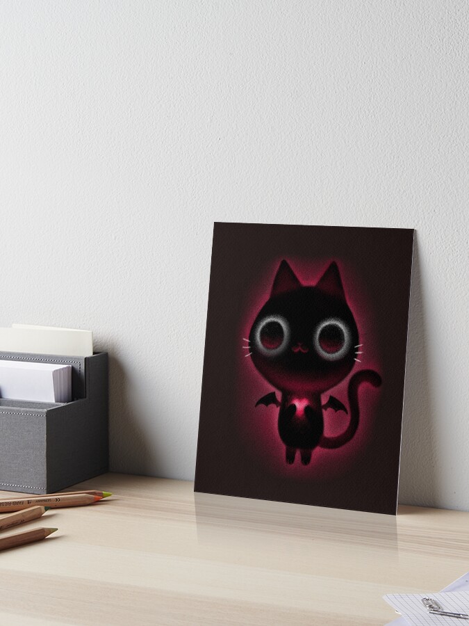 Evil-hearted - Cute Black Cat - Funny Demon Kitty
