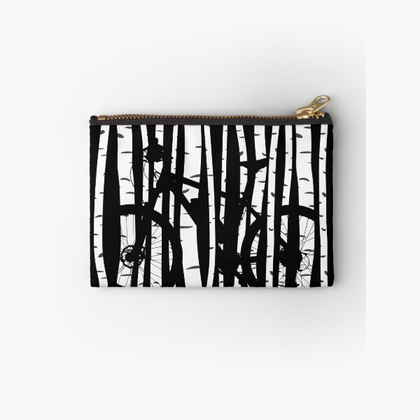 Item preview, Mountain Bike in a Birch Tree Forest designed and sold by Rahdoo.