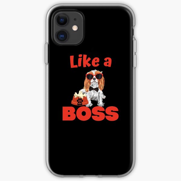 Like A Boss Cavalier King Charles Spaniel iPhone Soft Case