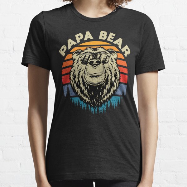 Papa Bear - Cool retro gift idea Essential T-Shirt