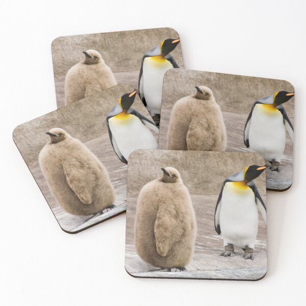 Item preview, Emperor penguin family, baby fluff designed and sold by Latch Farm  Studios.