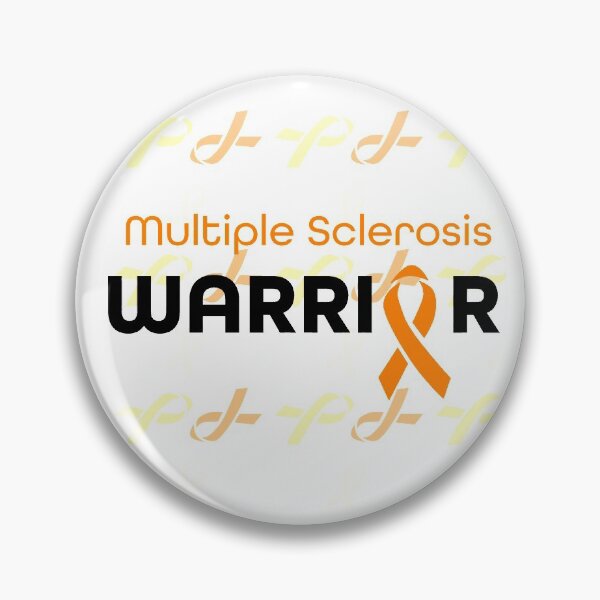 Item preview, Multiple Sclerosis (MS) awareness ribbon - MS Warrior - We are winning  designed and sold by MustaFighter.