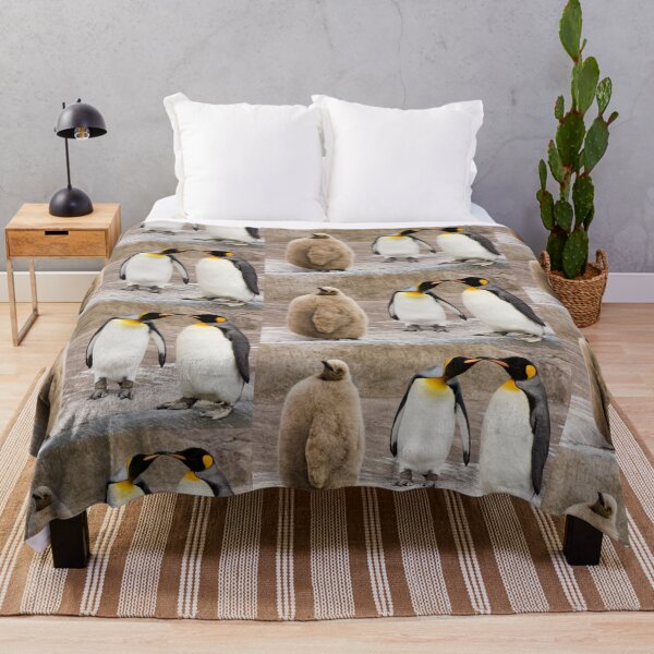 Item preview, Emperor penguin family, baby fluff designed and sold by Latch Farm Studios.