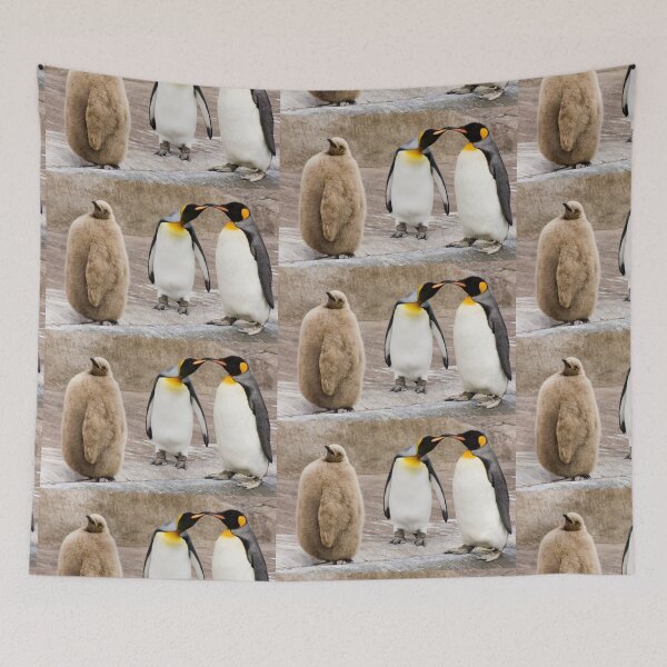 Item preview, Emperor penguin family, baby fluff designed and sold by Latch Farm  Studios.