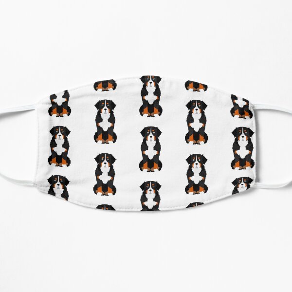 Bernese Mountain Dog Art Face Mask Flat Mask