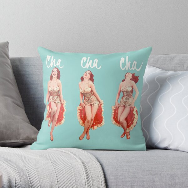One Two Cha Cha Cha Throw Pillow