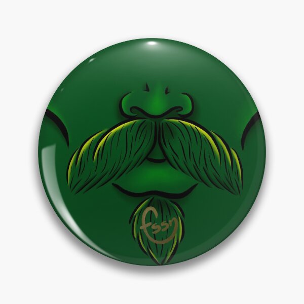 Item preview, Greenstache designed and sold by FossenArts.