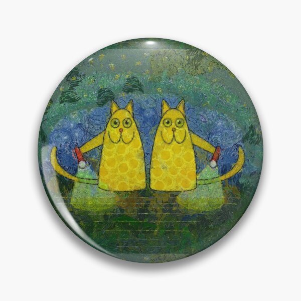 Item preview, AMERICAN CATS WITH FLASHLIGHTS designed and sold by Jean Gregory Evans.