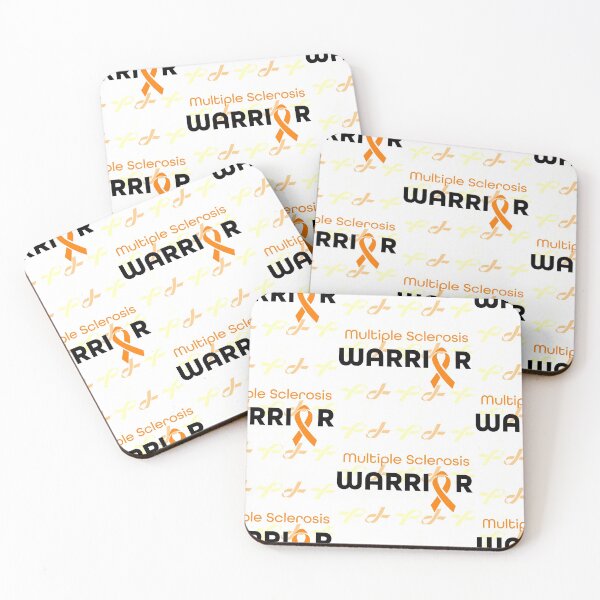 Item preview, Multiple Sclerosis (MS) awareness ribbon - MS Warrior - We are winning  designed and sold by MustaFighter.