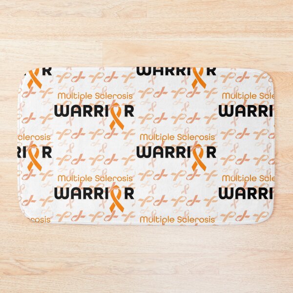 Item preview, Multiple Sclerosis (MS) awareness ribbon - MS Warrior - We are winning  designed and sold by MustaFighter.