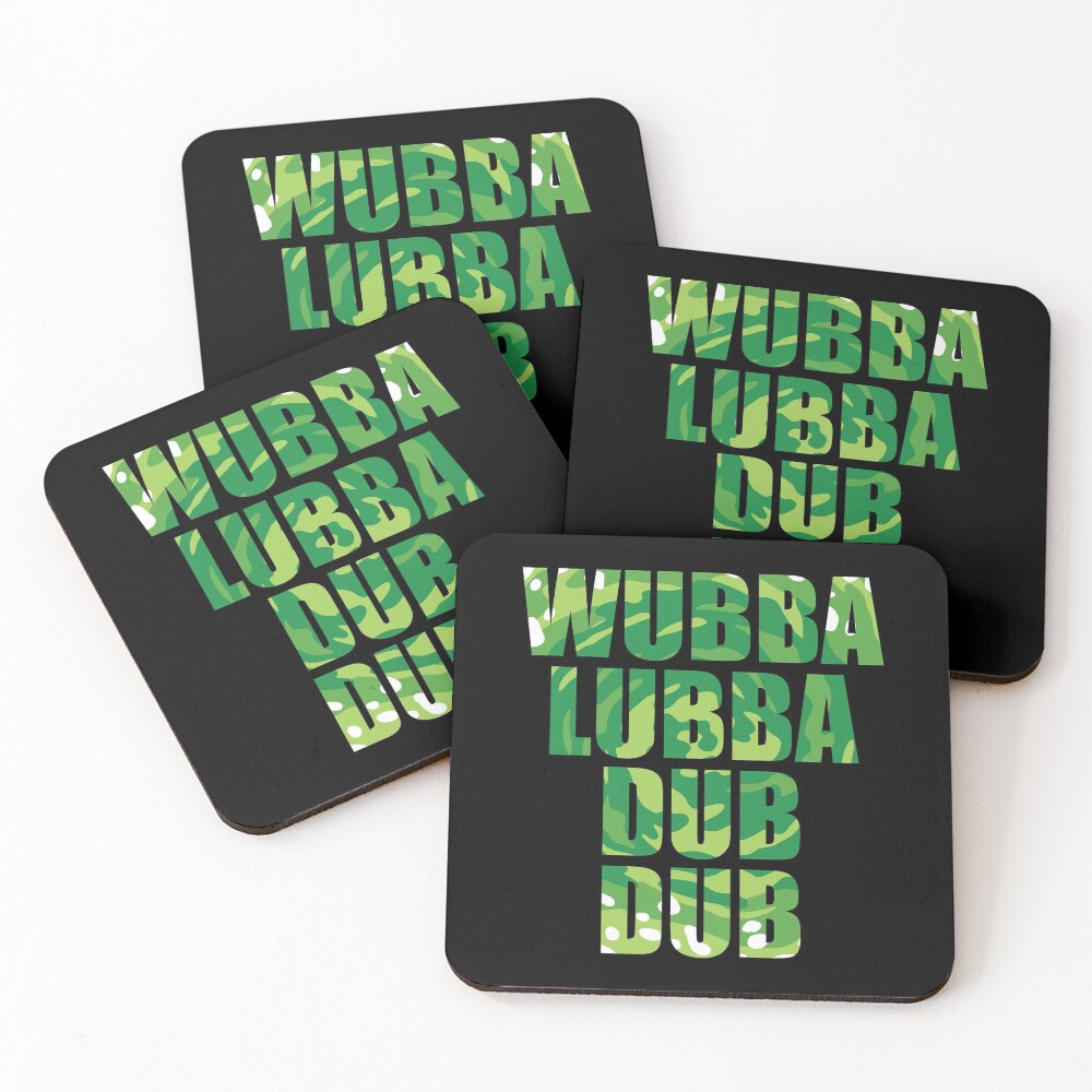 Wubba Lubba Dub Dub Coasters (Set of 4)