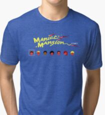 Maniac Mansion Tri-blend T-Shirt