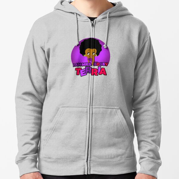 Am Mrs.Bossy Zipped Hoodie