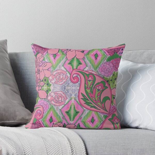Item preview, Ikat floral Pattern designed and sold by Argunika.