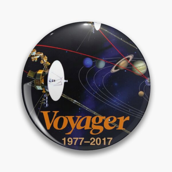 Item preview, Voyager Program: 40th Anniversary Logo designed and sold by Nikki SpaceStuffPlus.